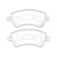 2135146 Omnicraft Комплект гальмівних колодок дисковий гальм