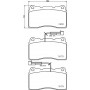 8DB 355 012-291 HELLA Комплект гальмівних колодок дисковий гальм