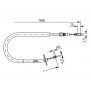 1 987 477 702 BOSCH Тросик, cтояночный тормоз
