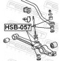 HSB-057 FEBEST Підвіска стійка валу