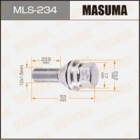 MLS234 MASUMA Болт для кріплення колеса