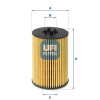 2514400 UFI Масляний фільтр