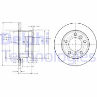 BG3237C DELPHI Гальмівний диск