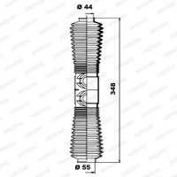 K150072 MOOG Комплект пильника рульове управління