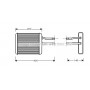 AL6072 AVA QUALITY COOLING Теплообмінник обігрів салону
