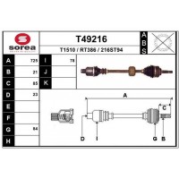 T49216 EAI Привідний вал