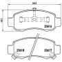 P 28 033 BREMBO Комплект гальмівних колодок, дискове гальмо