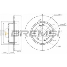 CD7390S BREMSI Гальмівний диск
