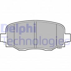 LP3253 DELPHI Комплект гальмівних колодок дисковий гальм
