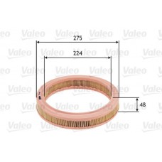 585657 VALEO Повітряний фільтр