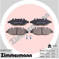 24007.210.1 ZIMMERMANN Комплект гальмівних колодок дисковий гальм