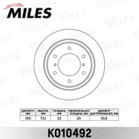K010492 MILES Гальмівний диск