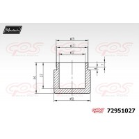 72951027 MAXTECH Поршень корпус скоби гальма