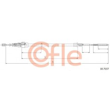 10.7137 COFLE Тросик, cтояночный тормоз