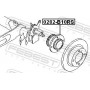 0282-B10RS FEBEST Ступиця колеса
