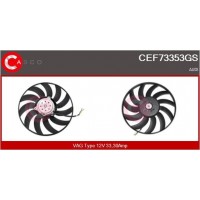 CEF73353GS CASCO Вентилятор охолодження двигуна