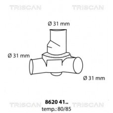8620 4180 TRISCAN Термостат охолоджувальна рідина