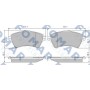 FO 905881 FOMAR Friction Комплект гальмівних колодок дисковий гальм