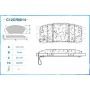 C12CR0014 CWORKS Комплект гальмівних колодок дисковий гальм