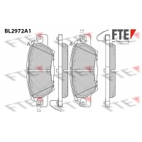 BL2972A1 FTE Комплект гальмівних колодок дисковий гальм