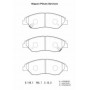 K360A07 NPS КомплеК т гальмівних колодок, дискове гальмо