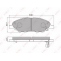 BD-5707 LYNXauto Комплект гальмівних колодок дисковий гальм