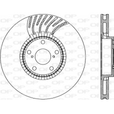 BDR2285.20 OPEN PARTS Гальмівний диск