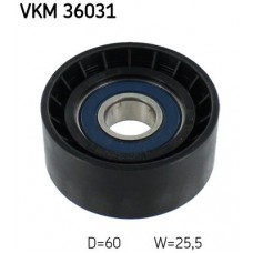 VKM 36031 SKF Паразитный / ведущий ролик, Поліклиновий ремінь