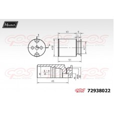 72938022 MAXTECH Поршень корпус скоби гальма