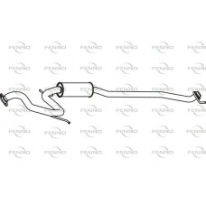 P2753 FENNO Середній глушник вихлопних газів