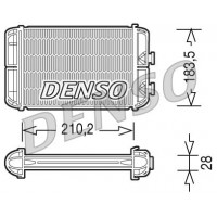 DRR20004 DENSO Теплообмінник обігрів салону