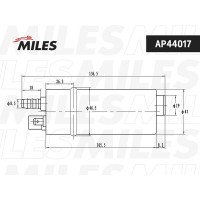 AP44017 MILES Паливний насос