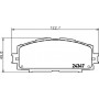 8DB355012361 HELLA BLUE PRINT TOYOTA Колодки тормозные передн.Yaris 05-,Prius 09-