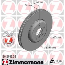 150.2913.32 ZIMMERMANN Гальмівний диск