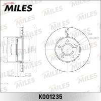 K001235 MILES Гальмівний диск