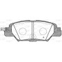 BPA1677.00 OPEN PARTS Комплект гальмівних колодок дисковий гальм