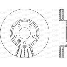 BDA1978.20 OPEN PARTS Гальмівний диск