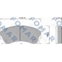 FO 639981 FOMAR Friction Комплект гальмівних колодок дисковий гальм