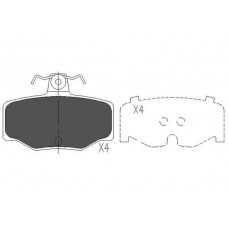 KBP-6511 KAVO PARTS КомплеК т гальмівних колодок, дискове гальмо