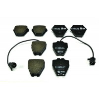 8DB 355 008-791 HELLA Комплект гальмівних колодок дисковий гальм