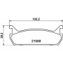 8DB 355 016-601 HELLA Комплект гальмівних колодок, дискове гальмо