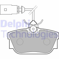 LP1733 DELPHI Комплект гальмівних колодок дисковий гальм