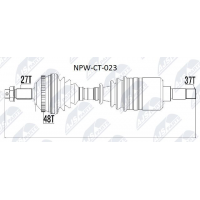 NPW-CT-023 NTY Привідний вал