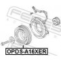 OPDS-A16XER FEBEST Ремінний шків колінчастий вал