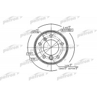 PBD4087 PATRON Гальмівний диск