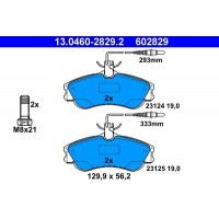 13.0460-2829.2 ATE Комплект гальмівних колодок дисковий гальм