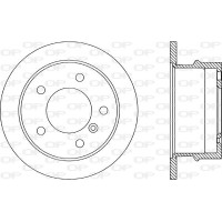 BDA1784.10 OPEN PARTS Гальмівний диск