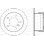 BDA1784.10 OPEN PARTS Гальмівний диск