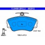 13.0460-2812.2 ATE Комплект гальмівних колодок, дискове гальмо