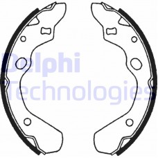 LS1516 DELPHI Комплект гальмівних колодок